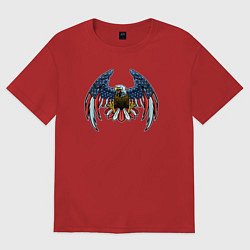 Женская футболка оверсайз Eagle of USA