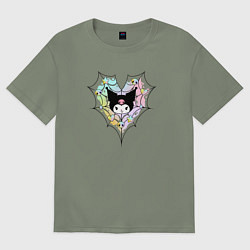 Женская футболка оверсайз Паутина Куроми