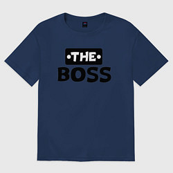 Женская футболка оверсайз Boss начальник