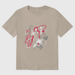 Женская футболка оверсайз Магическая битва Гето Geto