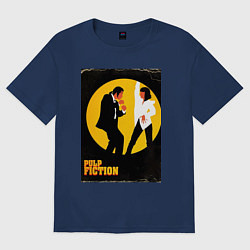 Женская футболка оверсайз Криминальное чтиво парный танец