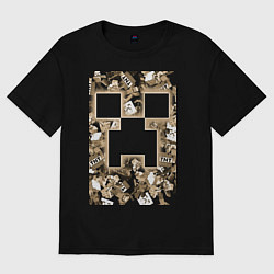 Женская футболка оверсайз Герои Minecraft