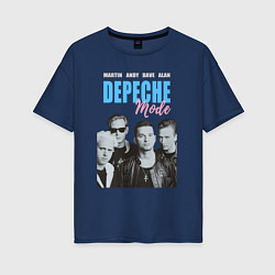 Женская футболка оверсайз Depeche Mode Vintage