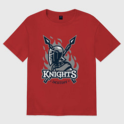 Женская футболка оверсайз Судьба рыцаря