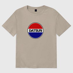 Футболка оверсайз женская Datsun, цвет: миндальный