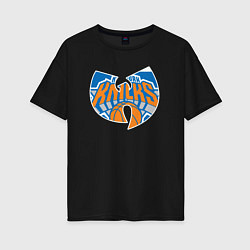 Женская футболка оверсайз Wu-tang knicks