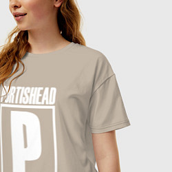 Футболка оверсайз женская Portishead, цвет: миндальный — фото 2