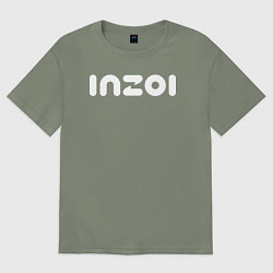 Женская футболка оверсайз Inzoi logo