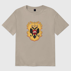 Женская футболка оверсайз Герб РФ щит