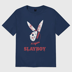 Футболка оверсайз женская Slayboy, цвет: тёмно-синий