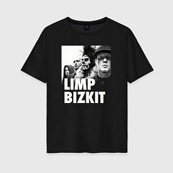 Женская футболка оверсайз Limp Bizkit rap rock