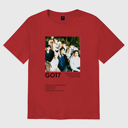 Женская футболка оверсайз GOT7 группа основание