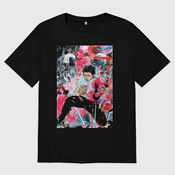 Женская футболка оверсайз Магическая битва Юта арт