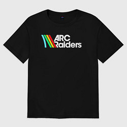 Женская футболка оверсайз Arc raiders logo
