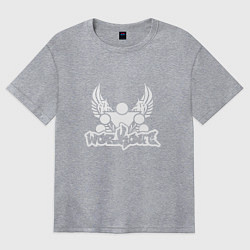 Женская футболка оверсайз Street Workout W5 Крылья