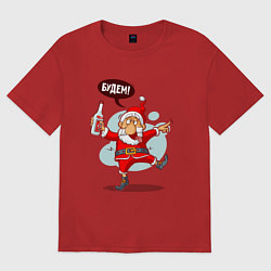 Женская футболка оверсайз Будем!