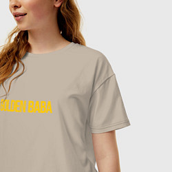 Футболка оверсайз женская Golden baba, цвет: миндальный — фото 2