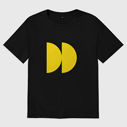 Женская футболка оверсайз Логотип из фильма Субстанция