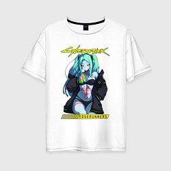 Женская футболка оверсайз Edge runners - rebecca