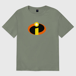 Женская футболка оверсайз Суперсемейка