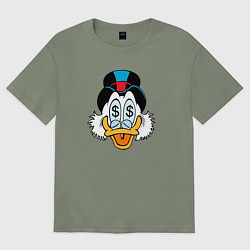 Женская футболка оверсайз Скрудж