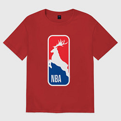 Женская футболка оверсайз NBA Bucks