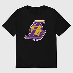 Женская футболка оверсайз Lakers team