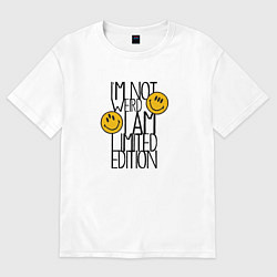 Женская футболка оверсайз Я не странный