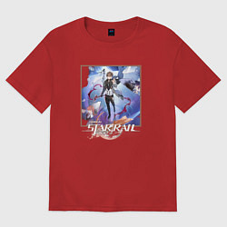 Женская футболка оверсайз Вельт