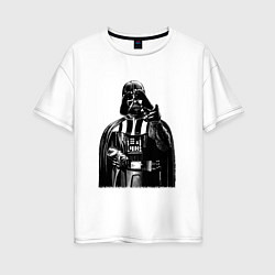 Женская футболка оверсайз Дарт Вейдер ситх