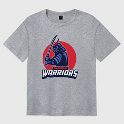 Женская футболка оверсайз Samurai warriors