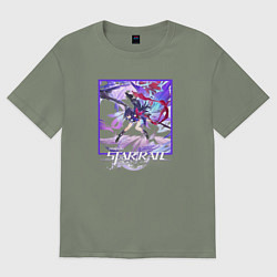 Женская футболка оверсайз Зеле