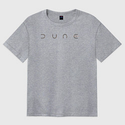 Женская футболка оверсайз Dune logo