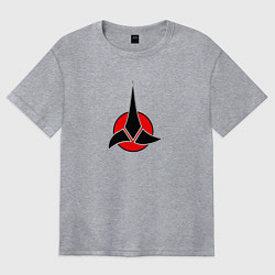 Женская футболка оверсайз Klingon