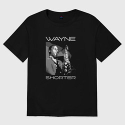 Женская футболка оверсайз Wayne Shorter tribute