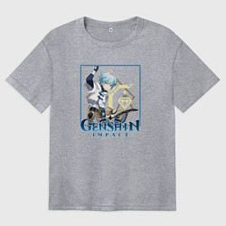 Женская футболка оверсайз Чун Юнь