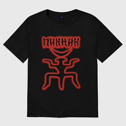 Женская футболка оверсайз Пикник рок