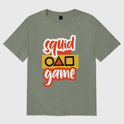 Женская футболка оверсайз Squid game style