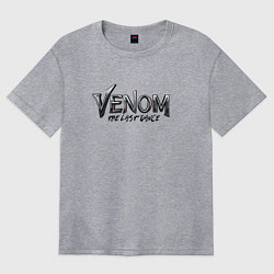 Футболка оверсайз женская Venom - the last dance, цвет: меланж