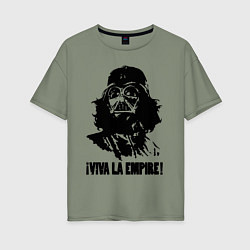 Женская футболка оверсайз Vader - viva la empire