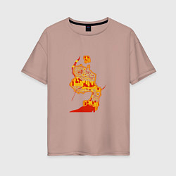 Женская футболка оверсайз НСК