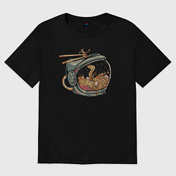 Женская футболка оверсайз Космическая лапша