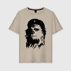Женская футболка оверсайз Star wars - Chewie Guevara