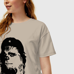 Футболка оверсайз женская Star wars - Chewie Guevara, цвет: миндальный — фото 2