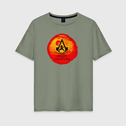 Футболка оверсайз женская Assassins in Japan, цвет: авокадо