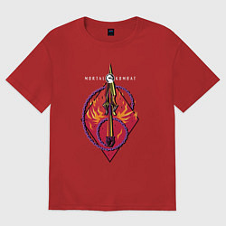 Женская футболка оверсайз Mortal Kombat game