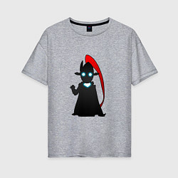 Женская футболка оверсайз Игрит - поднятие уровня в одиночку