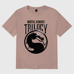 Женская футболка оверсайз Mortal kombat trilogy