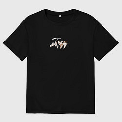 Женская футболка оверсайз Aespa girl band