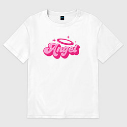 Футболка оверсайз женская Angel vibe, цвет: белый